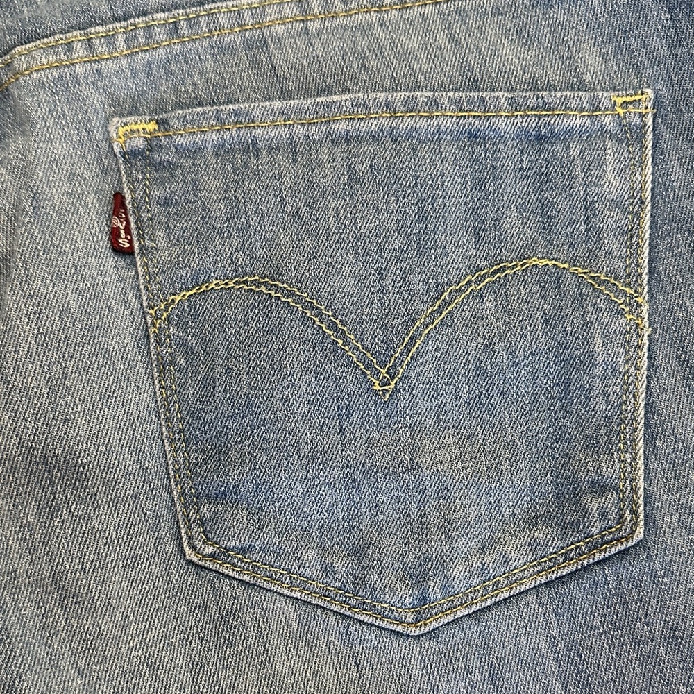 Levi's Women's Blue Jeans size 14 Demi curve classic straight leg - Picture 4 of 11